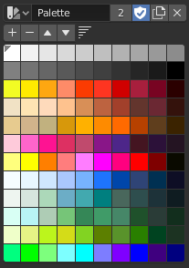 ～blender Sections | User Interface | Color Palette